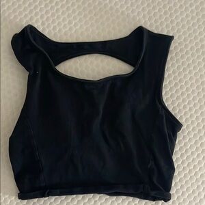 Black Sleeveless Women's Top